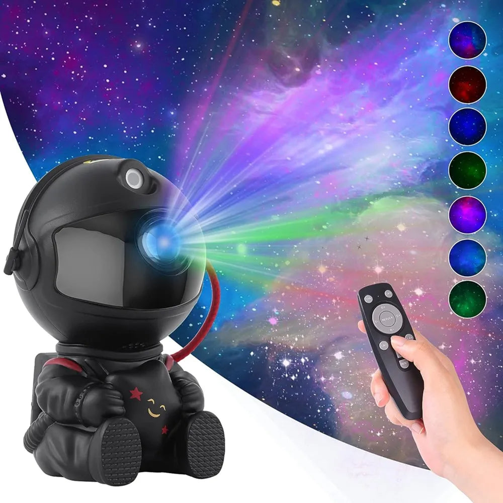 Proyector Astronauta Galaxy Star - Luz Nocturna - Cielo Estrellado - Decoración de Hogar